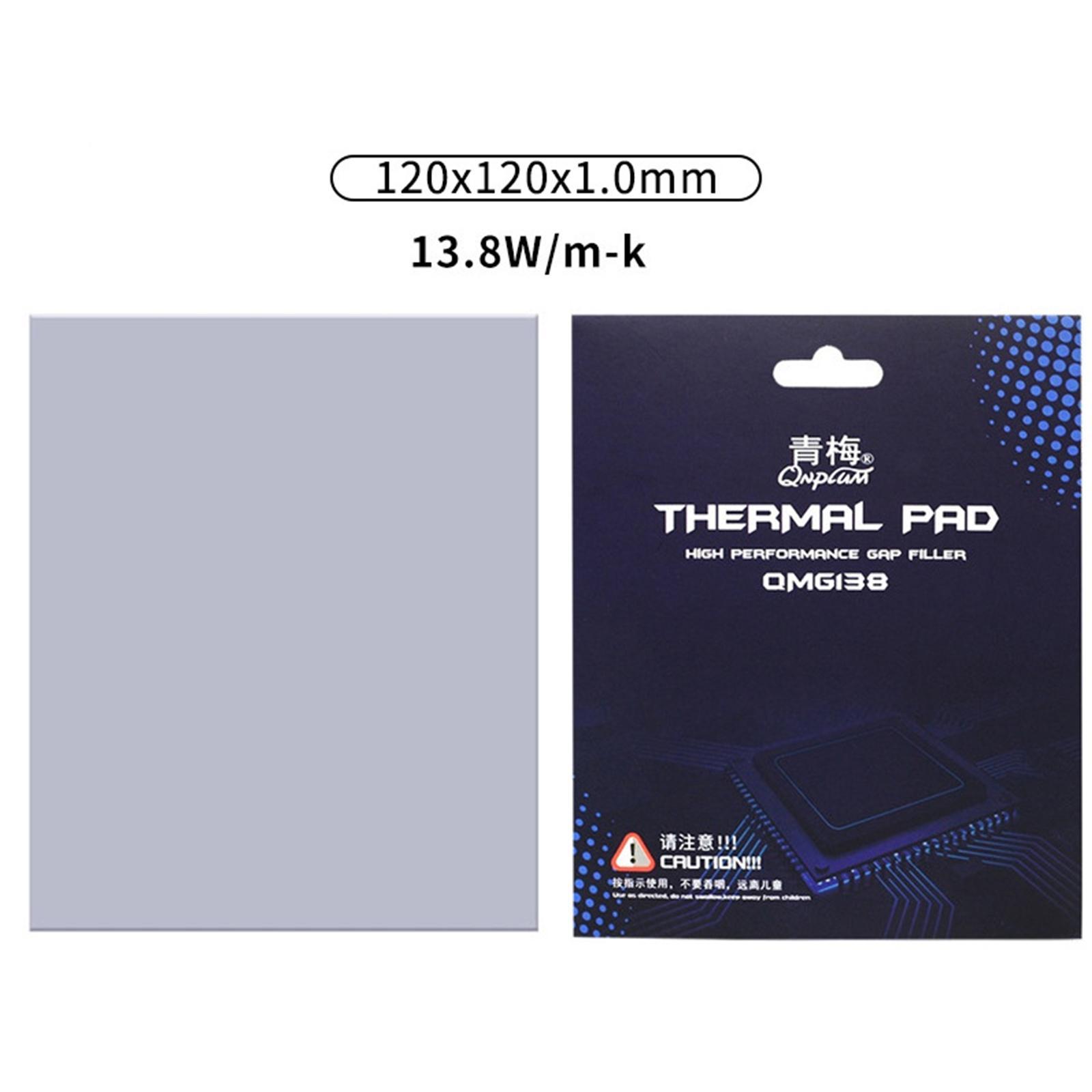 Thermal Pad 13.8 W/ 120x120x1mm for CPU LED Cooler  Filler