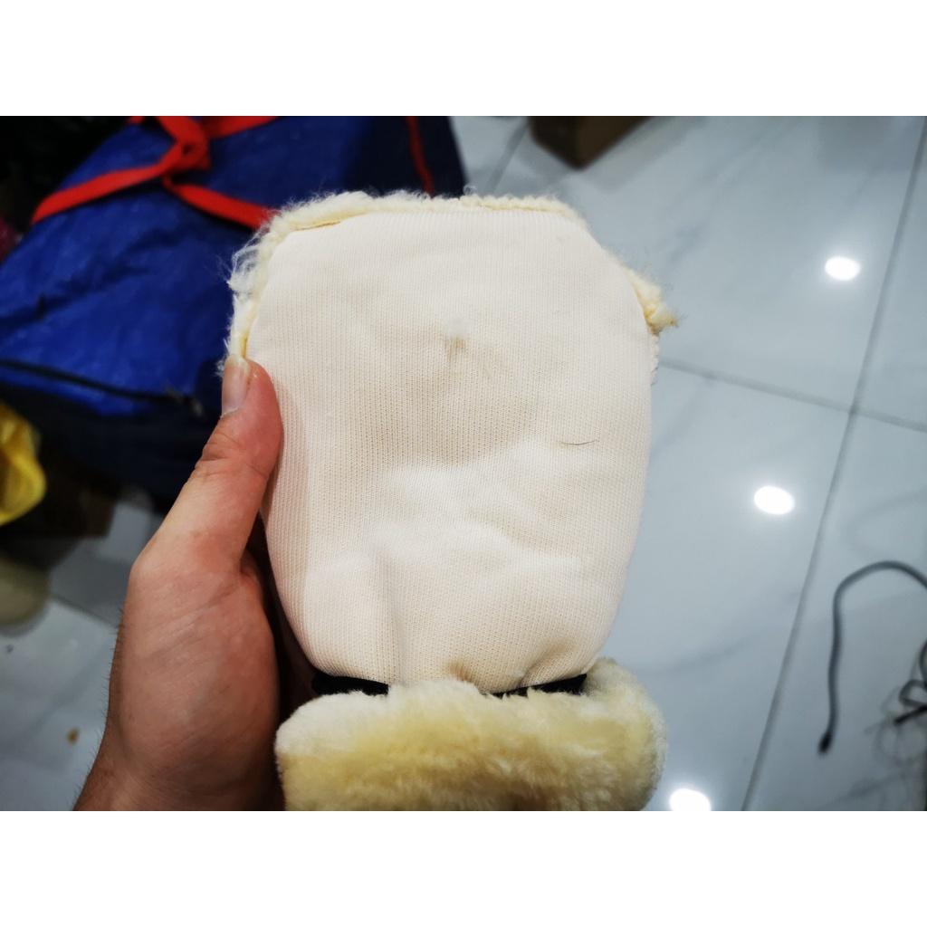 Bao Tay Rửa Xe Lông Cừu 2 Mặt ,Rửa Bếp Vệ Sinh Nhà Cửa Đa Năng