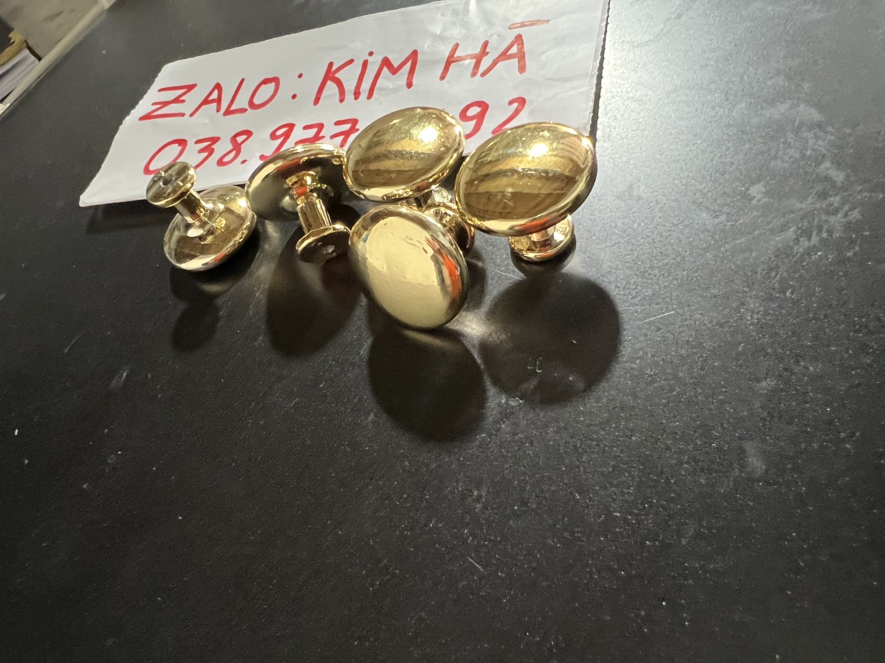 Núm tròn ngăn kéo vàng trơn chất liệu hợp kim nhôm cao cấp, núm tủ,núm Tủ Ngăn Kéo , Núm Cửa Tủ Gỗ, Tay Nắm