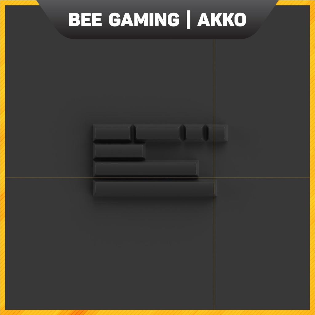 Bộ keycap chính hãng AKKO – Black &amp; Gold (ABS Double-Shot / SAL profile / 195 nút)