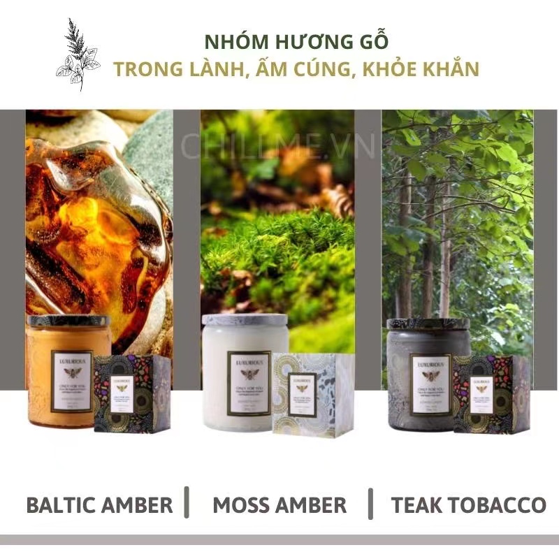 Nến Thơm Phòng Thư Giãn - Nến Thơm Tinh Dầu HŨ LỚN - Nến thơm không khói từ sáp đậu nành, giảm stress dễ ngủ