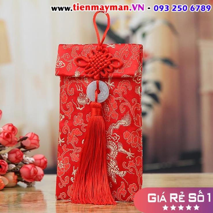 SẴN HÀNG COMBO 10 Bao Lì Xì Vải Gấm Lì Xì Tết Nhiều Hoa Văn Cao cấp Ngày Tết,Cưới Hỏi, Nạp Tài