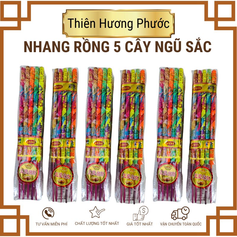 Nhang rồng 3 cây vàng kim QLH cúng khai trương giao thừa các lễ khác