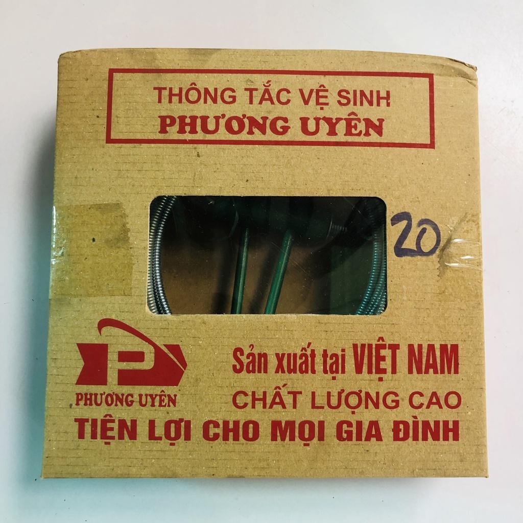 Dây thông đường ống thoát nước, thông bồn cầu vệ sinh bằng thép dài 20 mét