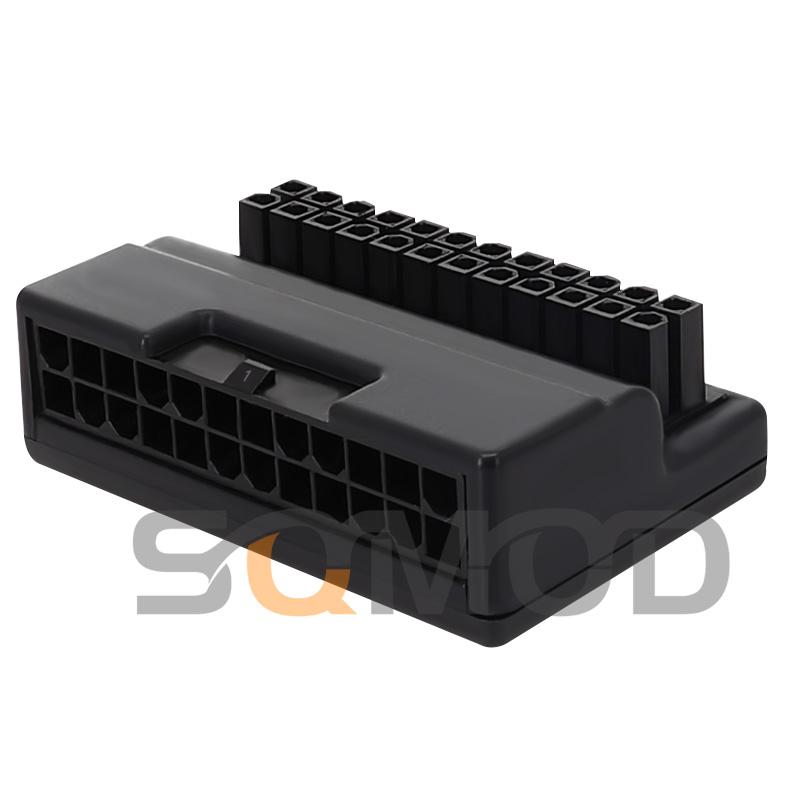 ATX 24Pin 90 Độ 24 Pin Sang 24Pin Cắm Điện Mainboard Bo Mạch Chủ Đầu Nối Nguồn Mô Đun Cho Cáp Cấp Nguồn