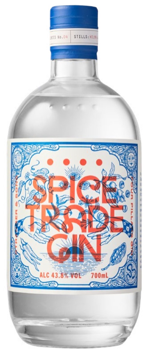 Rượu Four Pillars Spice Trade Gin 43.8% 1x0.7L