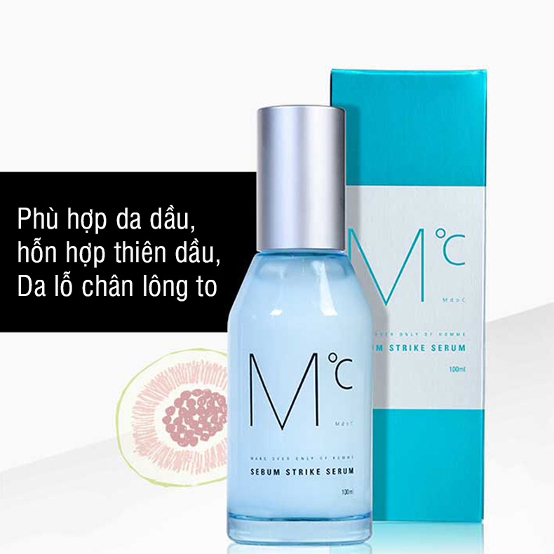 Serum kiềm dầu và dưỡng ẩm dành cho nam MdoC Sebum Strike Serum 100ml Tinh chất dưỡng ẩm và kiểm soát tiết dầu JN-MSR01