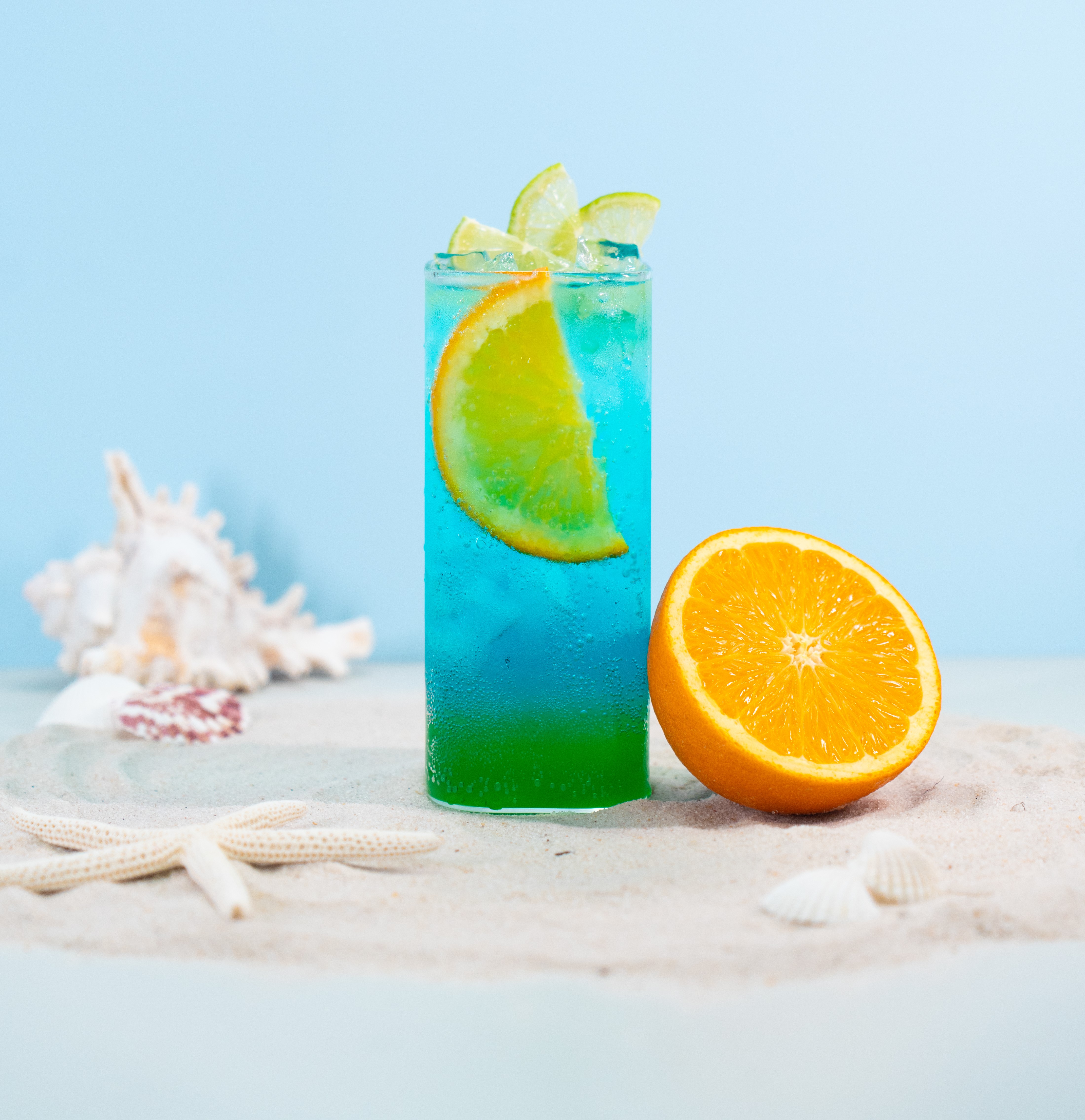 Siro Déli Vị Blue - Chai 1L, Hàng Chính Hãng, Dùng Pha Chế Trà Trái Cây, Đá Bào