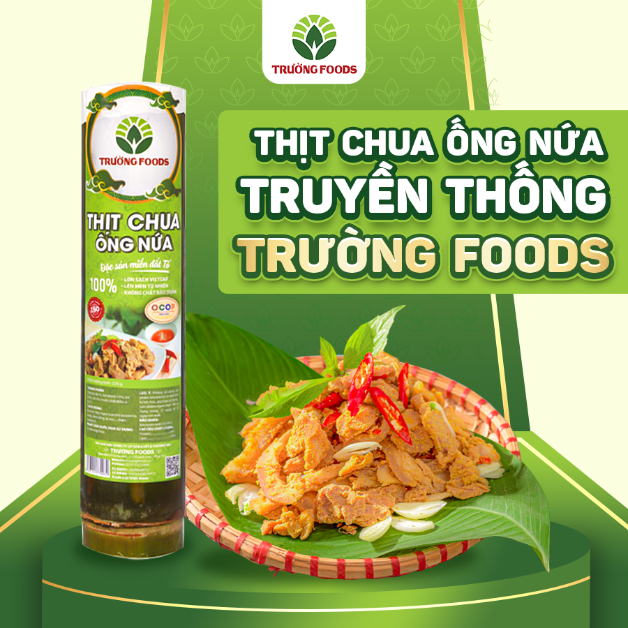 Thịt Chua Ống Nứa Truyền Thống - Thịt Chua Trường Foods 180g