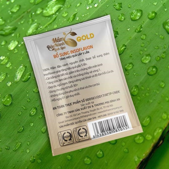 Thực Phẩm Bảo vệ Sức khỏe - Mầm Đậu Nành Linh Spa Gold 2