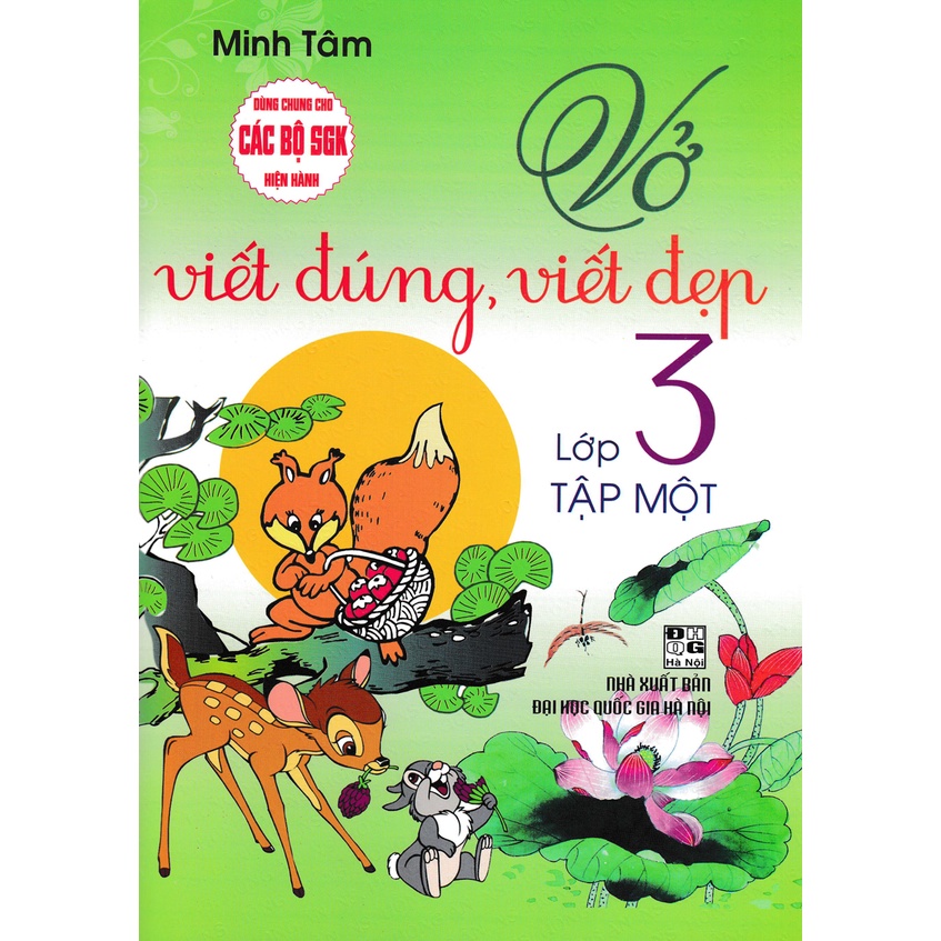 Sách - Vở Viết Đúng, Viết Đẹp Lớp 3 - Tập 1