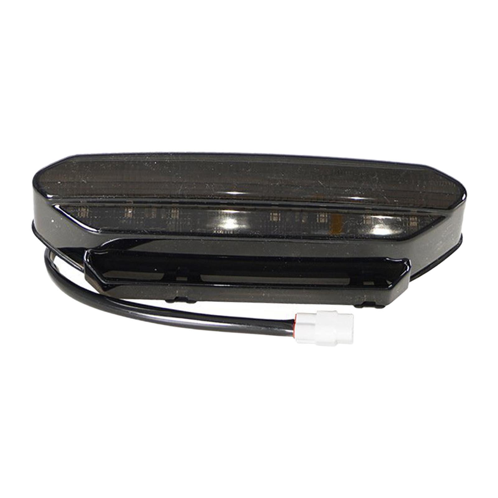 Motorcycle Rear Led Brake Tail Light Indicators Black