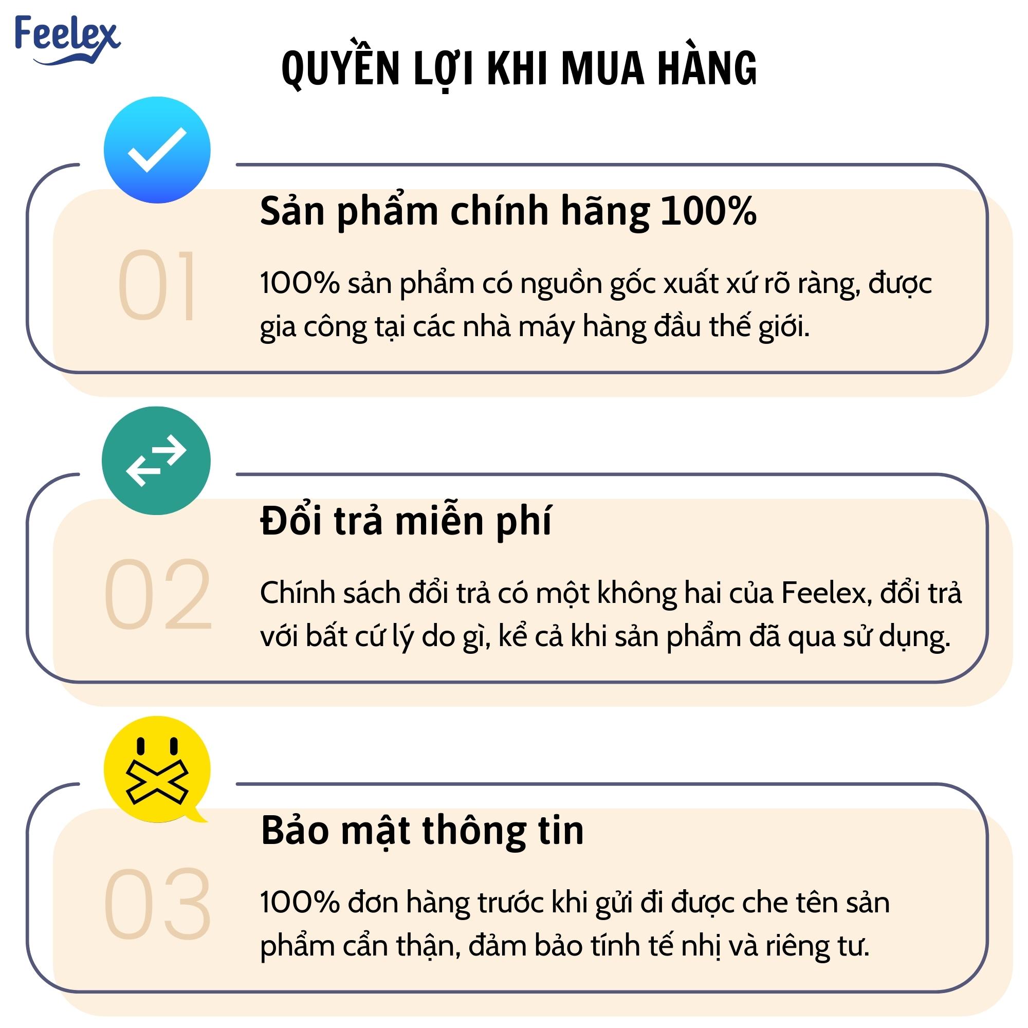 Bao cao su Feelex Passionate Factor siêu mỏng, tính năng truyền nhiệt độc đáo, cảm giác chân thực