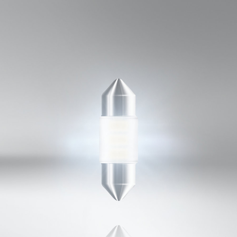 Bóng Đèn Led Cana Ngắn OSRAM Standard Retrofit C5W 12V Màu Trắng Sky