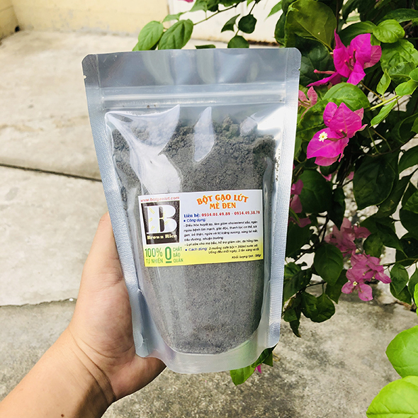 BỘT GẠO LỨT MÈ ĐEN giảm cân đẹp da lợi sữa