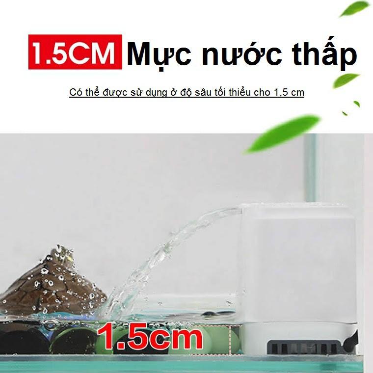 [hot sale]Bộ lọc nước thấp bể rùa 3 trong 1