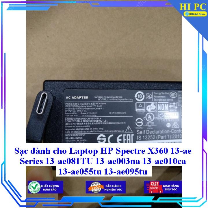 Sạc dành cho Laptop HP Spectre X360 13-ae Series 13-ae081TU 13-ae003na 13-ae010ca 13-ae055tu 13-ae095tu - Kèm Dây nguồn - Hàng Nhập Khẩu