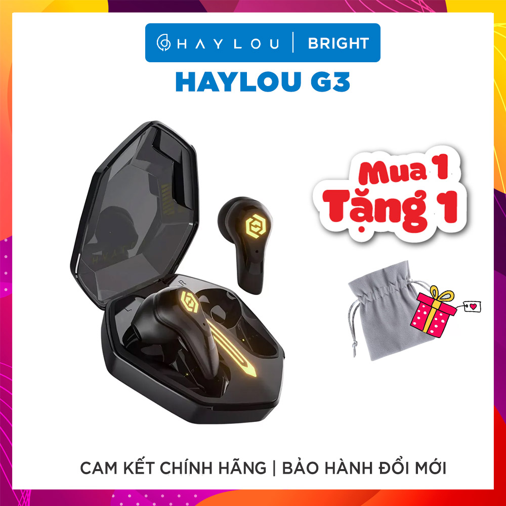 Tai Nghe True Wireless GAMING HAYLOU G3 Bluetooth V5.1 - Hàng Chính Hãng
