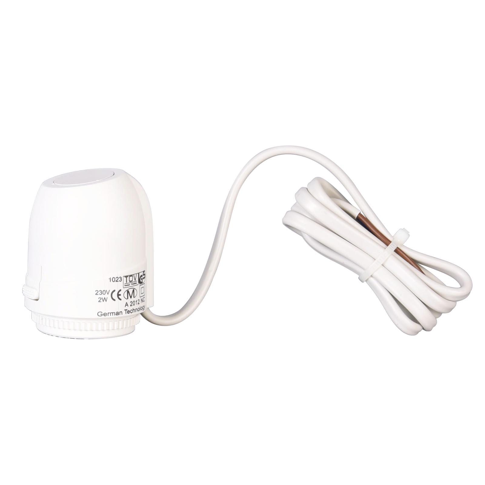 Thermal Actuator AC 230V Normally Close Electric Actuator M30 * 1.5 Thread for Floor Heating Thermostat