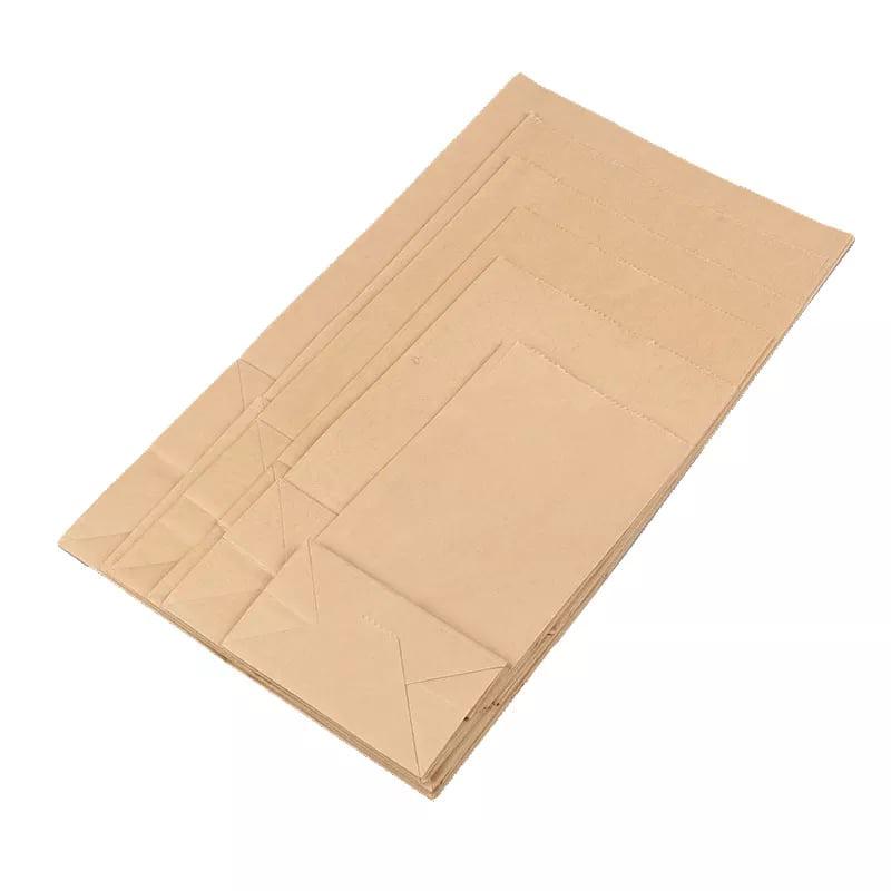 50 Túi giấy kraft không quai đựng thực phẩm Elas House Túi giấy đựng bánh mì đóng gói hàng