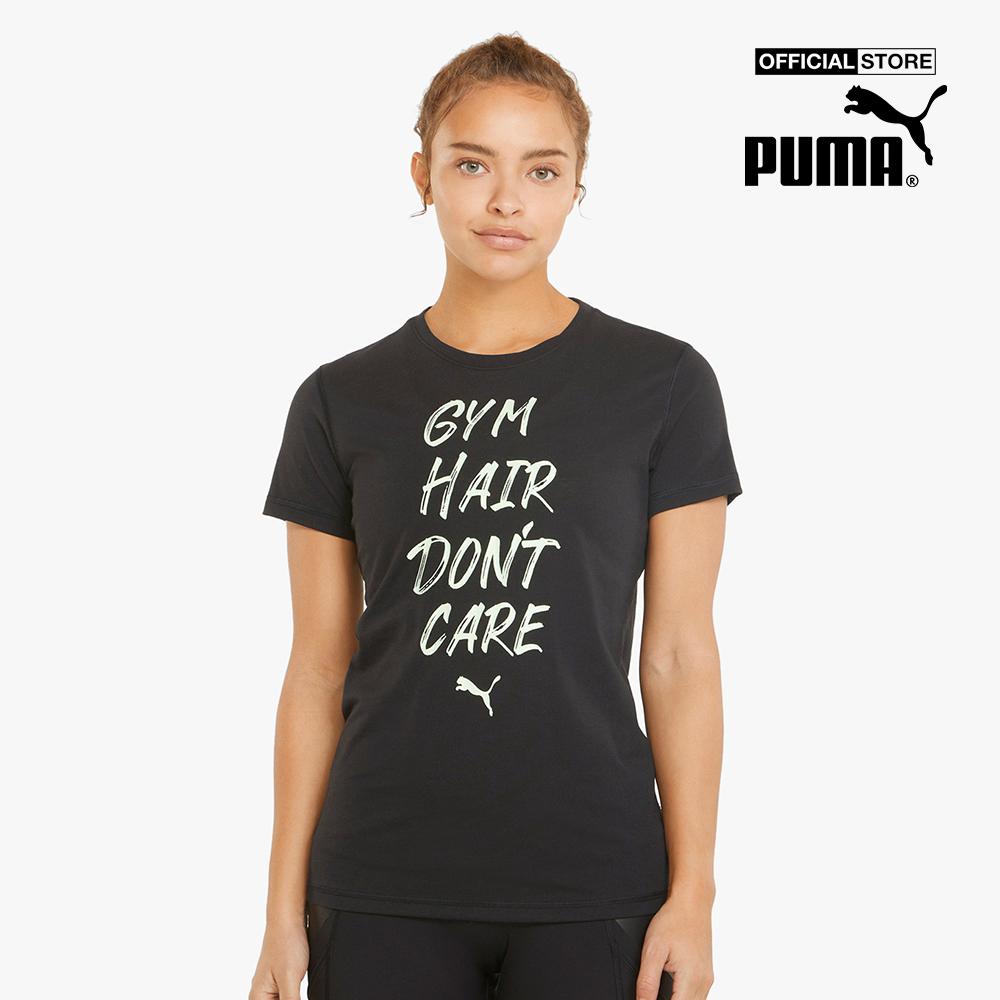 PUMA - Áo thun thể thao nữ ngắn tay Graphic Slogan 521630-51