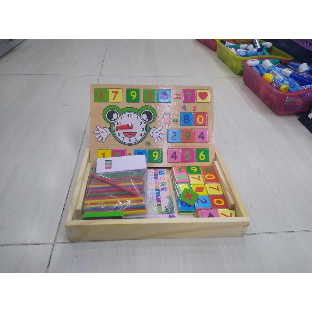 Đồ Chơi Toán Học Có Chữ Số, Que Tính, Bảng Số Bằng Gỗ - Bộ Bảng Tính Học Số Bằng Gỗ Đa Năng Cho Bé