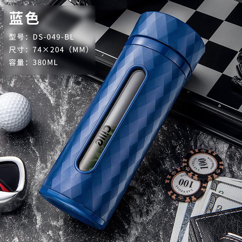 Giá thấp nhất Xile thủy tinh hai lớp nam và nữ dành cho người lớn tách trà văn phòng kinh doanh vỏ nhựa chịu nhiệt độ cao cốc thủy tinh nhựa chống rơi