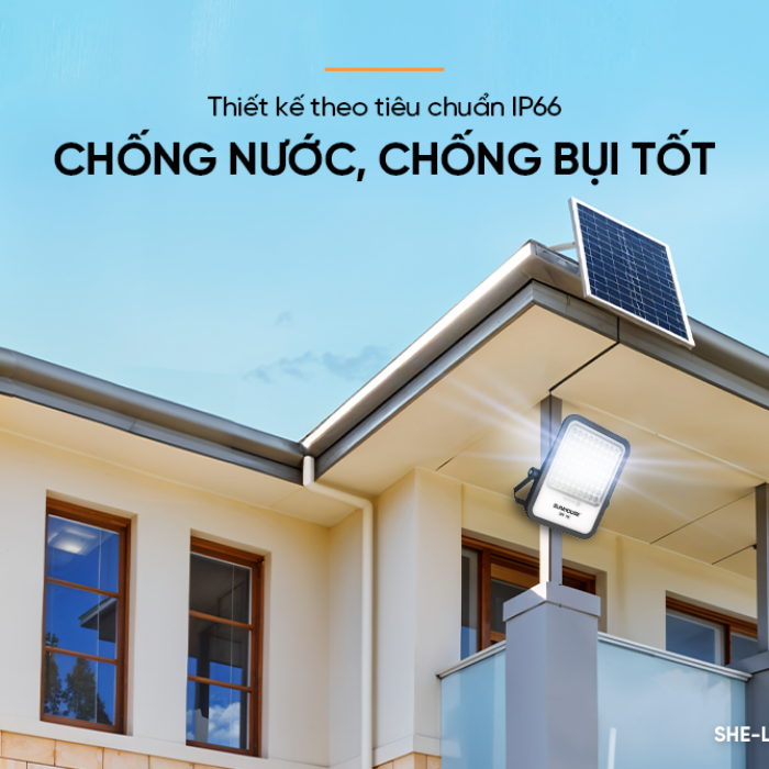 Đèn pha năng lượng mặt trời ECO SHE-LECPLSE01.300W