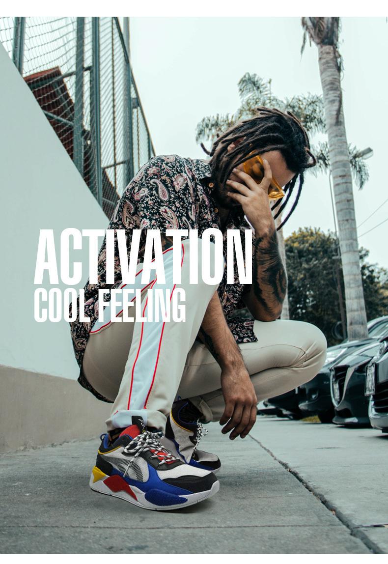 Giày nam Sneakers MỚI Giày chạy bộ thời trang nam mới Color: Black-1 Shoe Size: 6.5