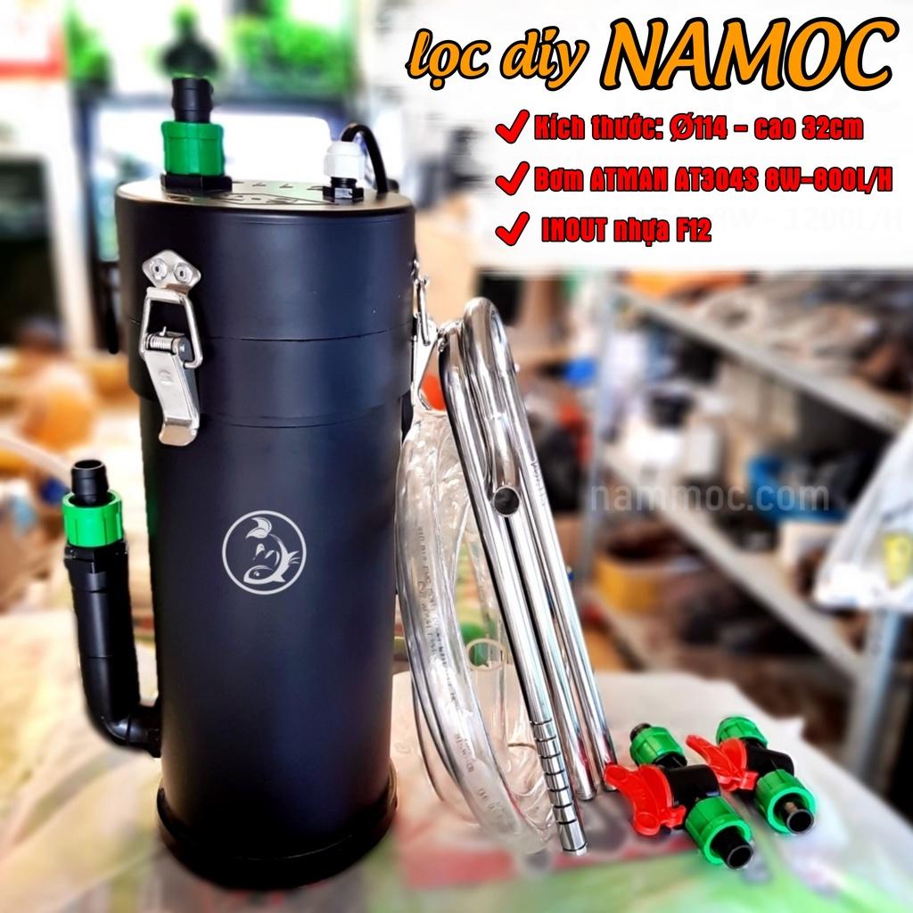 Lọc DIY NAMOC F114.AT || Bơm ATMAN Êm Ái - Vật Liệu Lọc Tuỳ Chọn