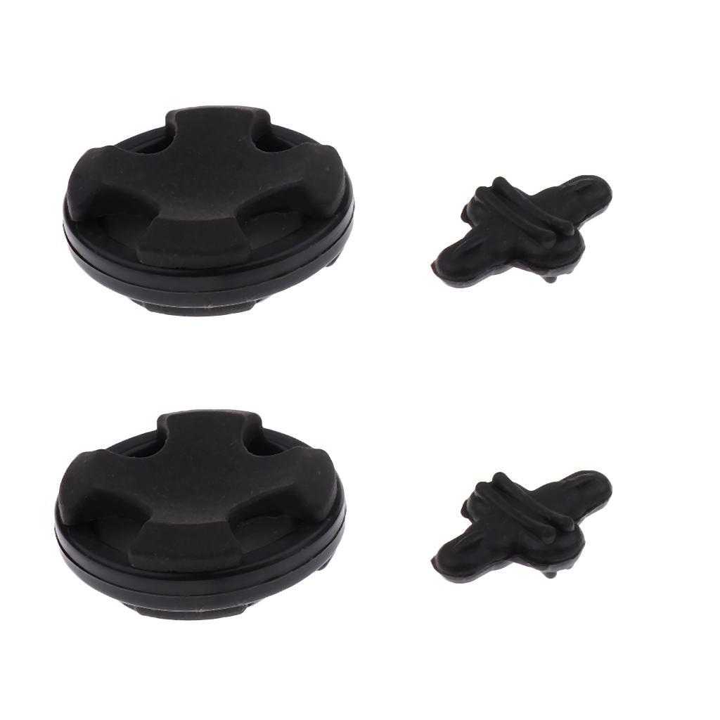 2xArchery Bow Stabilizer Vibration Absorber Silencer Dampeners Black