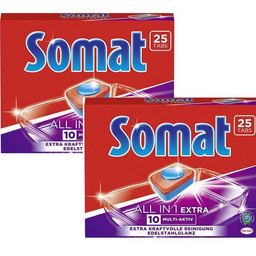 2 hộp viên rửa SOMAT Extra 10 NK Đức cho máy rửa chén bát