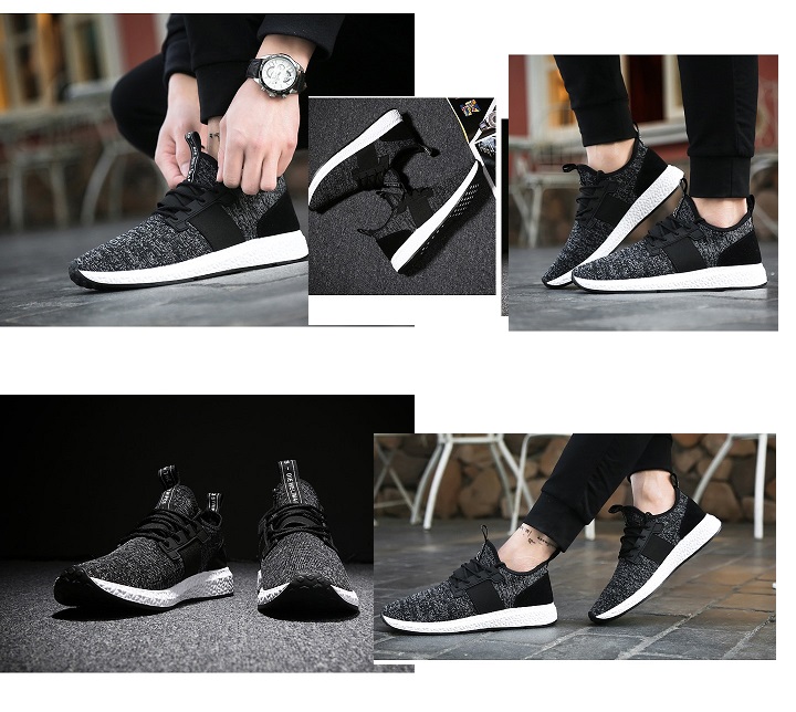 Giày thể thao nam,Giày sneaker nam S02 Đế Tăng Chiều Cao Co 2 màu