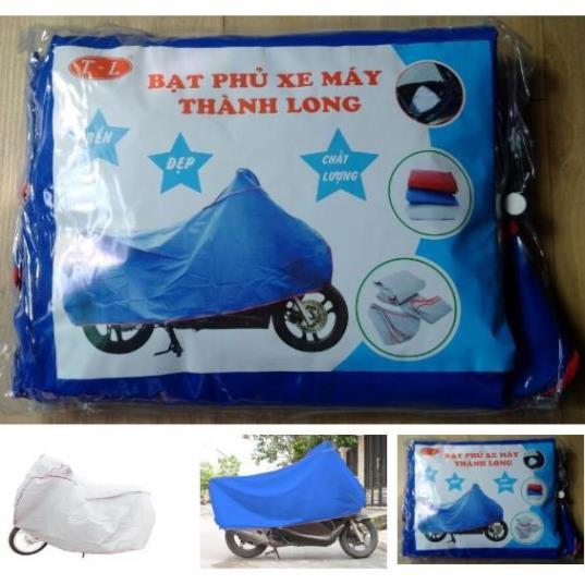 Bạt phủ xe máy chống mưa nắng, Khăn chùm xe máy, Bạt Phủ - Áo Trùm Xe Máy Cao Cấp Vải Dù 2 Mặt Che Nắng z