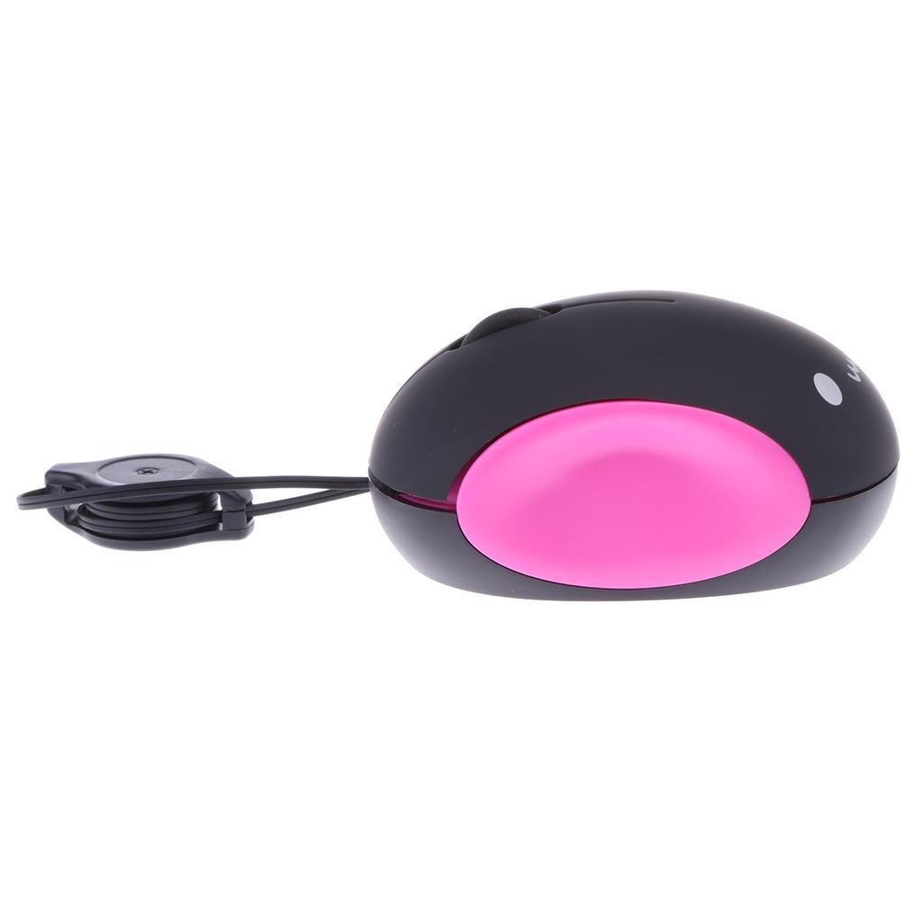 Cute Retractable USB Optical Scroll Mouse 1000DPI for Laptop PC Notebook 1