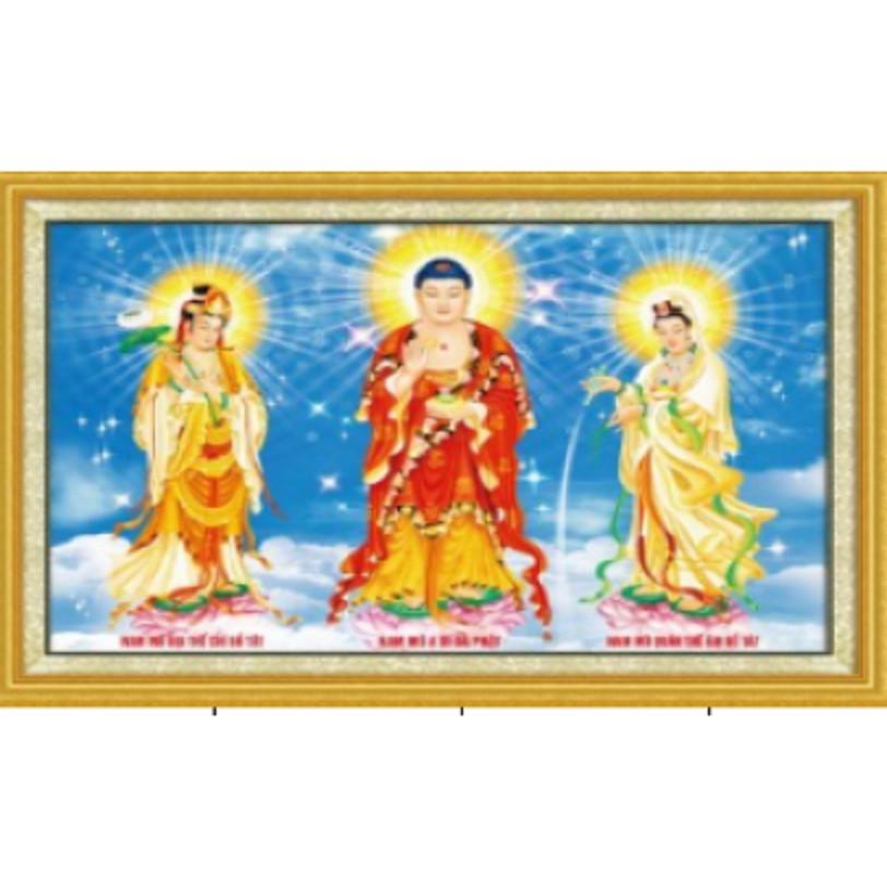 Tranh thêu Tam thế Phật - LV3269