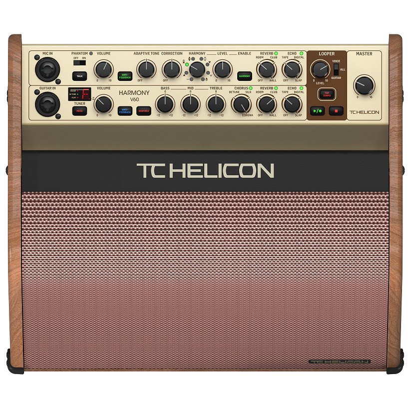 TC-Helicon Harmony V60-60 Watt 2-Channel Acoustic Amplifier-Hàng Chính Hãng