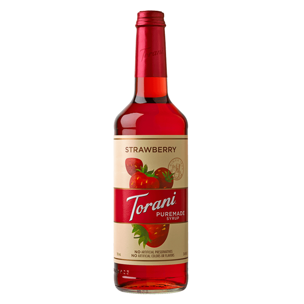 Siro Pha Chế Vị Dâu Tây Torani Puremade Strawberry Syrup 750ml Mỹ