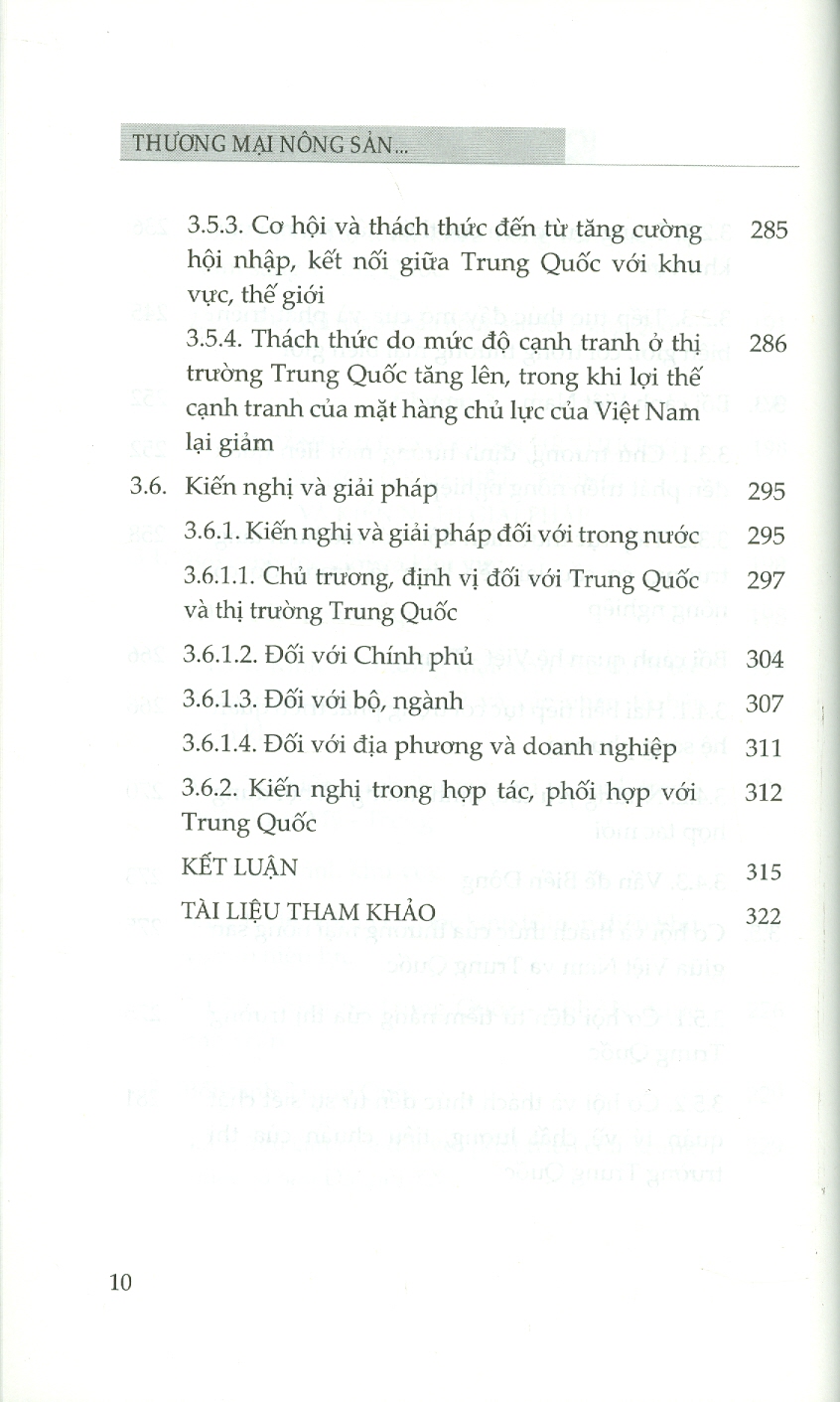 Thương Mại Nông Sản Giữa Việt Nam Và Trung Quốc Trong Bối Cảnh Mới (Sách chuyên khảo) - TS. Nguyễn Thị Phương Hoa (Chủ biên)
