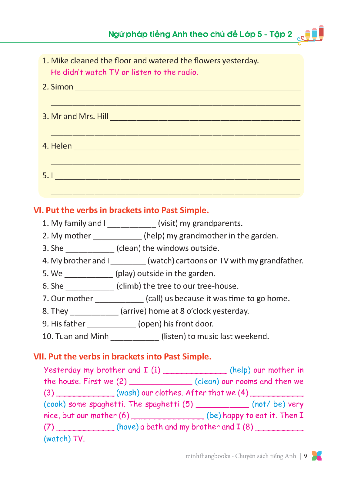 Primary Grammar - Ngữ Pháp Tiếng Anh Theo Chủ Đề Lớp 5 - Tập 2 (Tái Bản 2024)