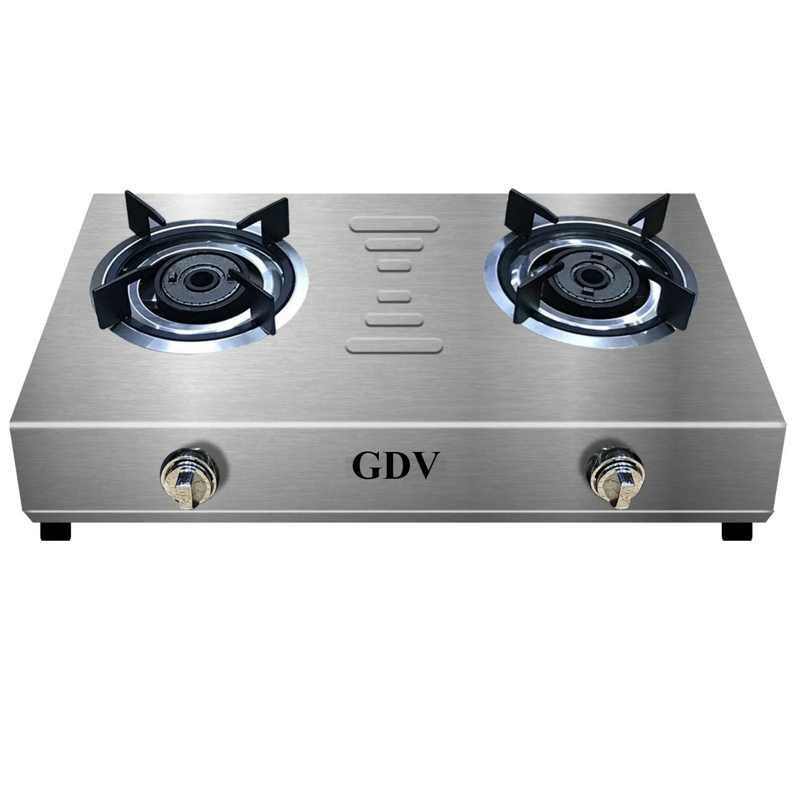 Bếp Gas Khè Công Nghiệp Inox GDV 2 Lò Đốt - Hàng Chính Hãng