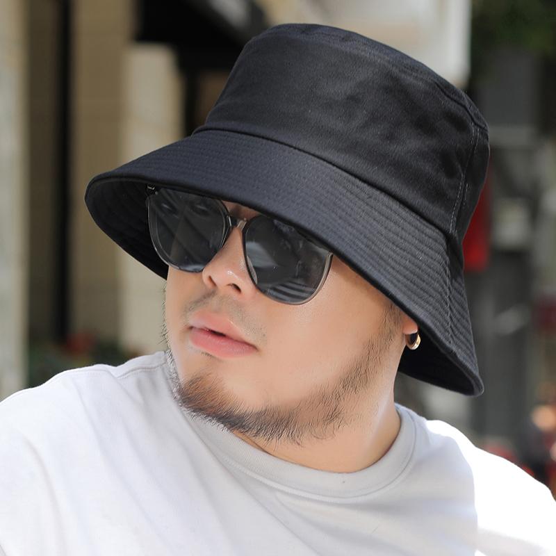 Đầu To Man Size Lớn Hat Nữ Mùa Hè Cá Nón Người Lớn Cotton Panama Nắp Plus Kích Thước Xô Nón 52-56Cm 57-63Cm