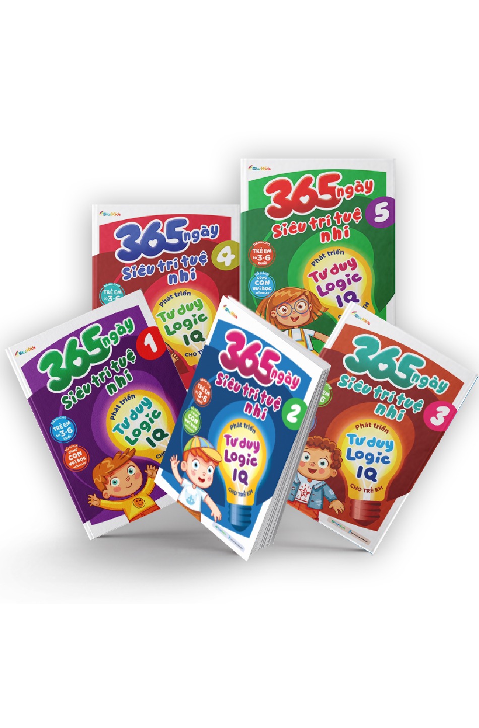 Combo 365 Ngày Siêu Trí Tuệ Nhí - Phát Triển Tư Duy Logic IQ Cho Trẻ Em _MEGA