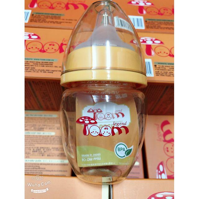 Bình Toom PPSU 80ml siêu xinh, siêu đáng yêu. Núm silicon siêu mềm nha