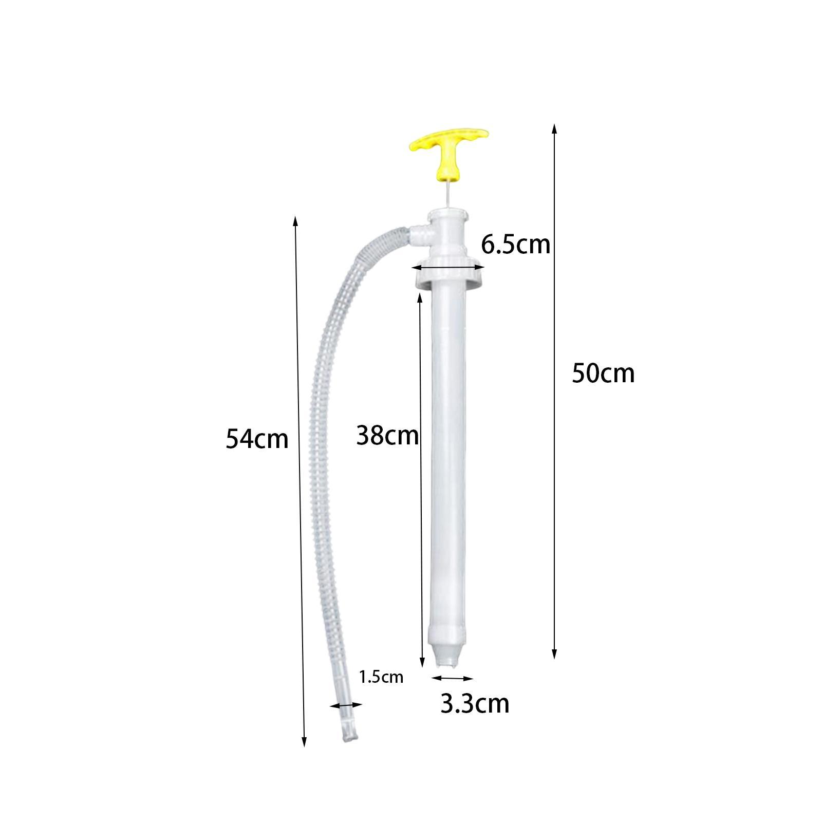 Hand Operated Fuel Pump Flexible Hose Siphon Transfer Pump Self Priming Pump