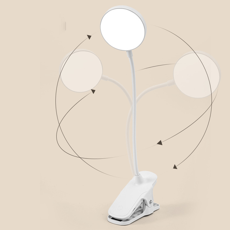Đèn bàn LED đèn học kẹp bàn để bàn treo giá sách cảm ứng có 3 chế độ sáng bảo vệ mắt tiết kiệm điện chống ánh sáng xanh - Hàng chính hãng