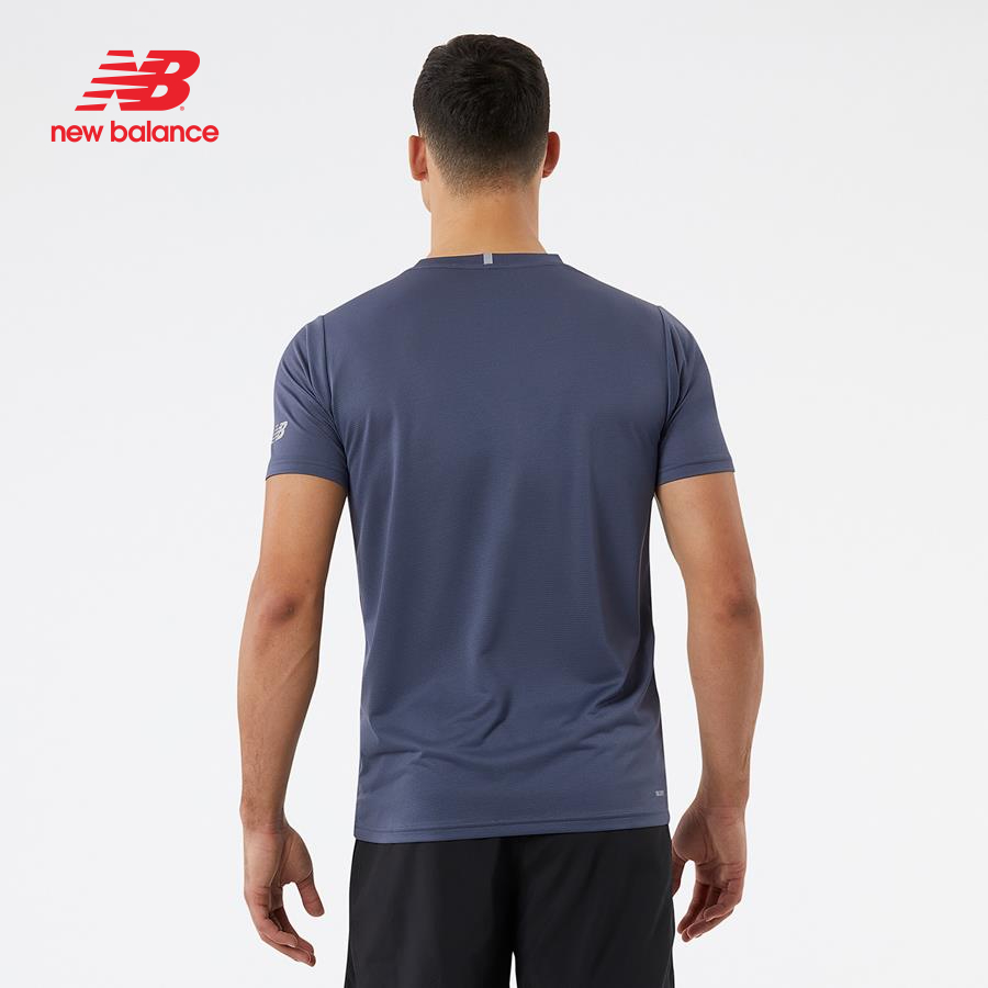 Áo thun thể thao nam New Balance APP RUNNING T-SHIRT M THUNDER - MT21197THN (form quốc tế)