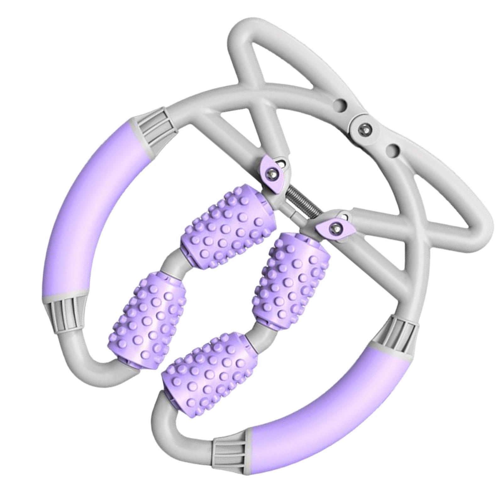 2 Pcs 360 Degree Fitness Massage Tool for Legs Thigh Neck Arm Deep Tissue