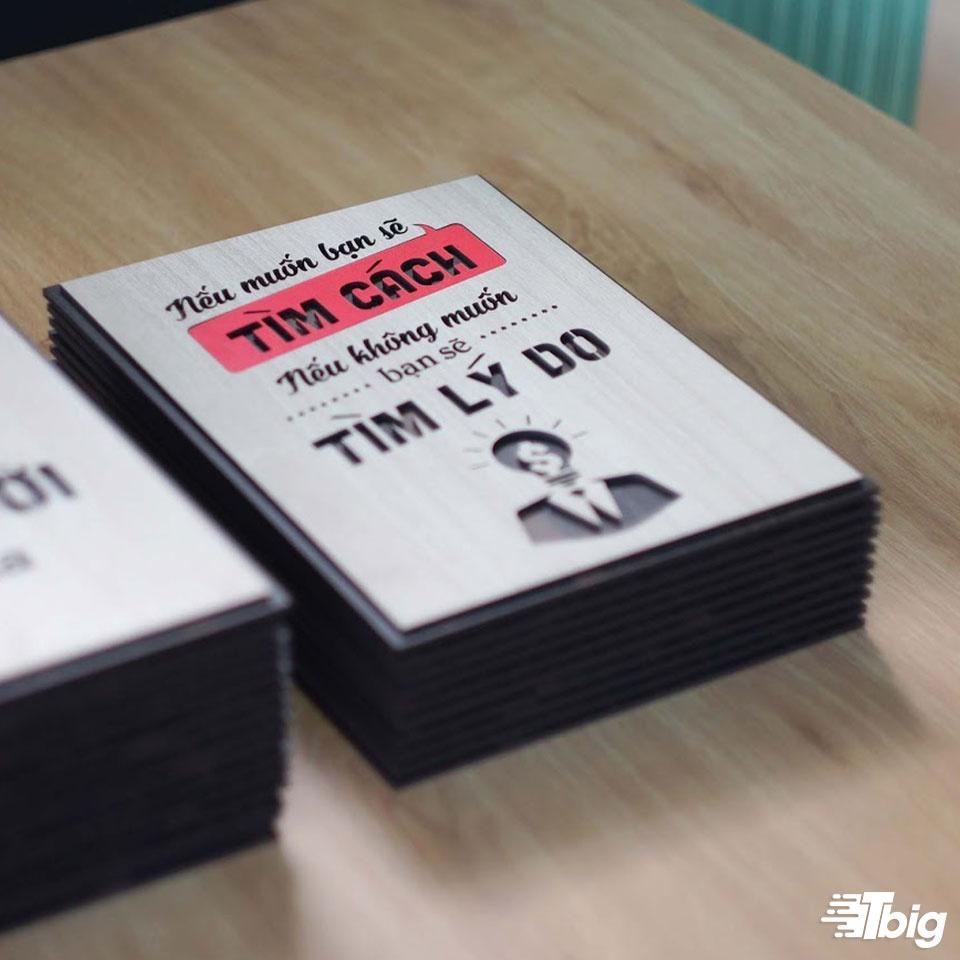 Tranh động lực TBIG118: Nếu muốn bạn sẽ tìm cách, nếu không muốn bạn sẽ tìm lý do 30x40cm