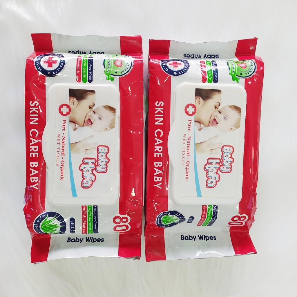 Khăn giấy ướt Baby Wipes 80gr - Bán lẽ giá sĩ